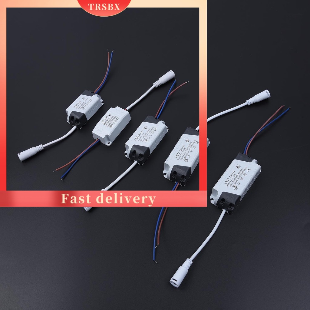 [TRSBX]AC90~265V 3~24W LED Driver Power Supply Adapter Transformer สําหรับไฟ LED