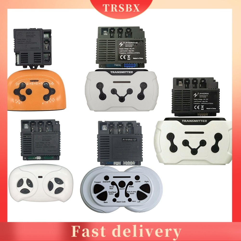 [TRSBX]HY JR-RX-12V 6V 24V กล่องควบคุมสําหรับรถยนต์ไฟฟ้าเด็ก 2.4GHz RC