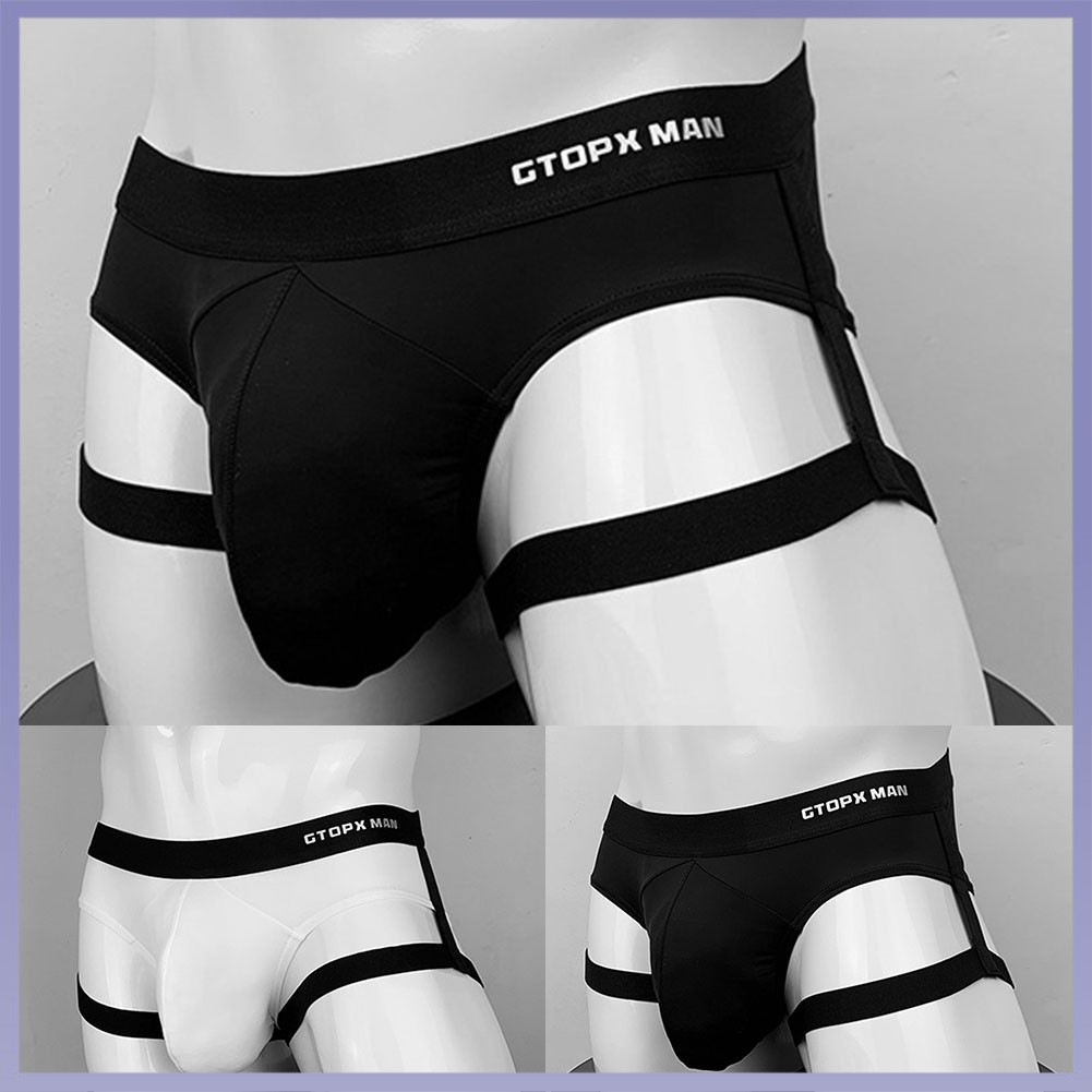 HOTMen\s Jockstrap ชุดชั้นในระบายอากาศ Backless Jockstrap กางเกง Thong