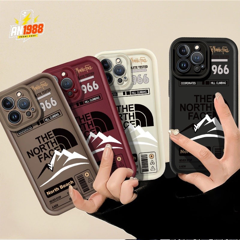 The North Face 966 ล้อเลียน Mountain North Face โทรศัพท์สําหรับ Realme 7i 9i Realme 12 5 2 Pro 5s 6i