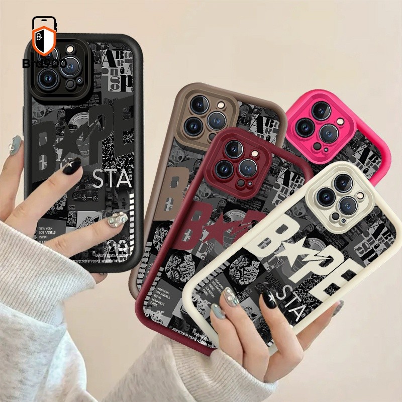 BAPE Camo Street ยี่ห้อ Ape Graffiti เคสโทรศัพท์สําหรับ Samsung Galaxy M10 A02 A10 A04 A03s M01s A03