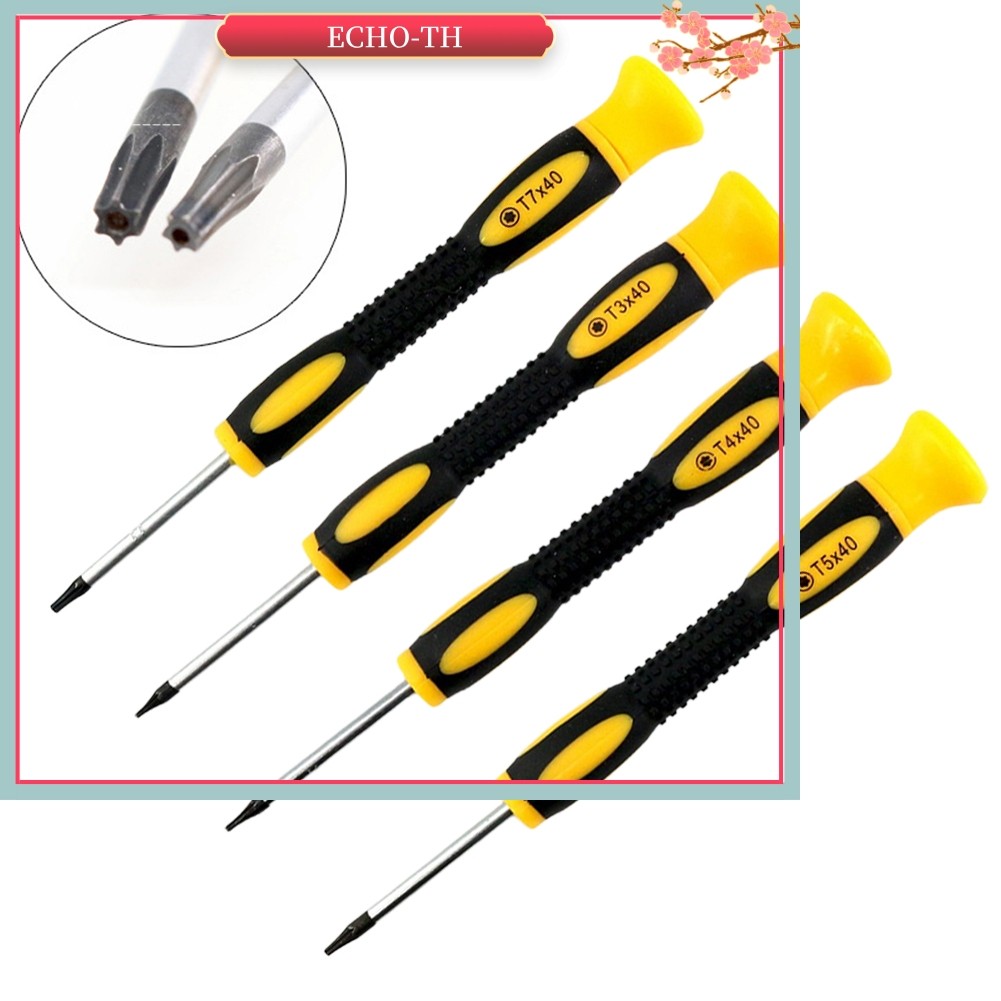<ECHO>T3 T4 T5H T7H หกเหลี่ยม Torx ไขควงพร้อมเครื่องมือถอดไขควงรู