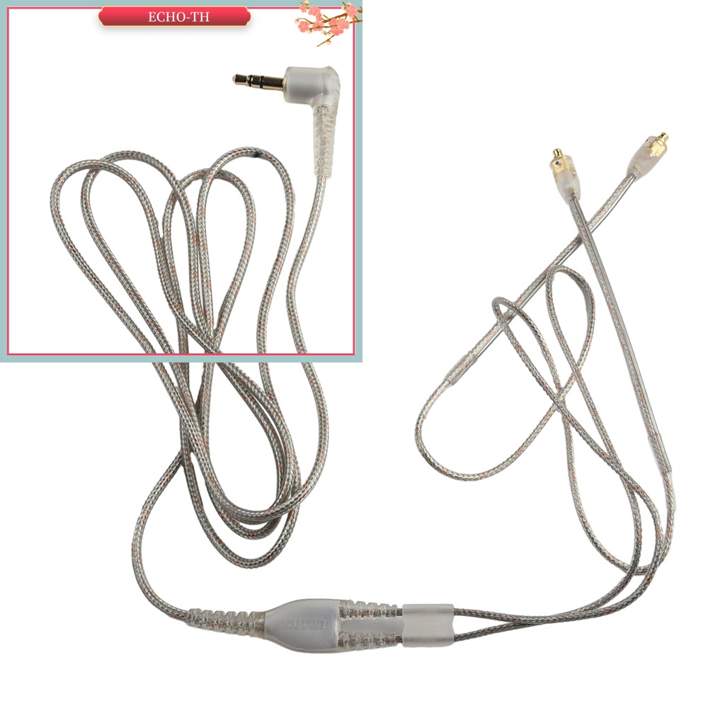 <ECHO>ทดแทนสําหรับ Shure SE215 SE315 SE425 SE535 TH904 สายหูฟังหูฟัง