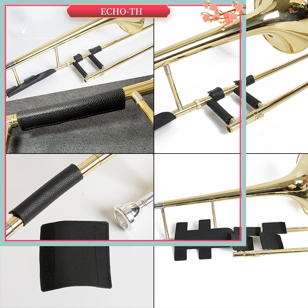 <ECHO>Trombone Trumpet Handguard Cushion หนัง Sax Trombone ป้องกันคอ