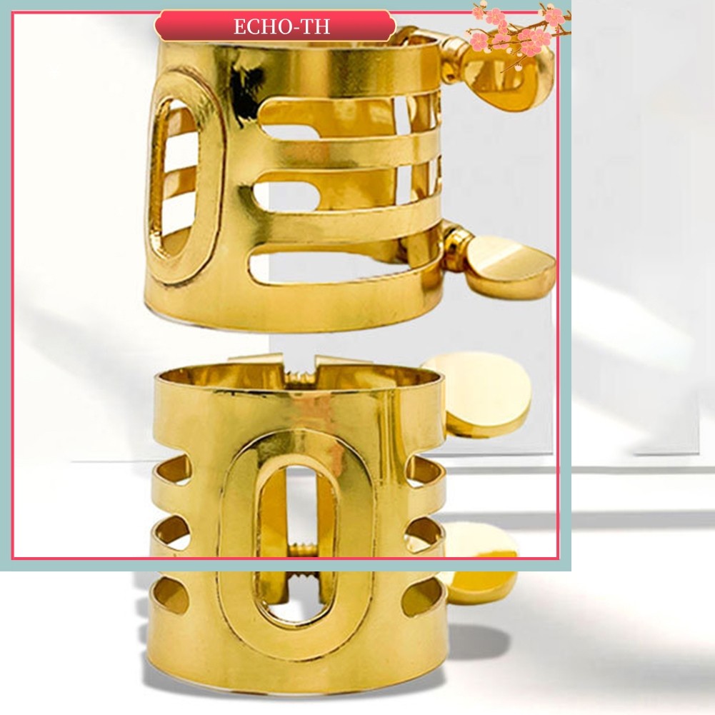 <ECHO>Saxophone Mouthpiece Clamp Reed คลิป Soprano Alto Tenor Sax Clarinet Mouthpiece