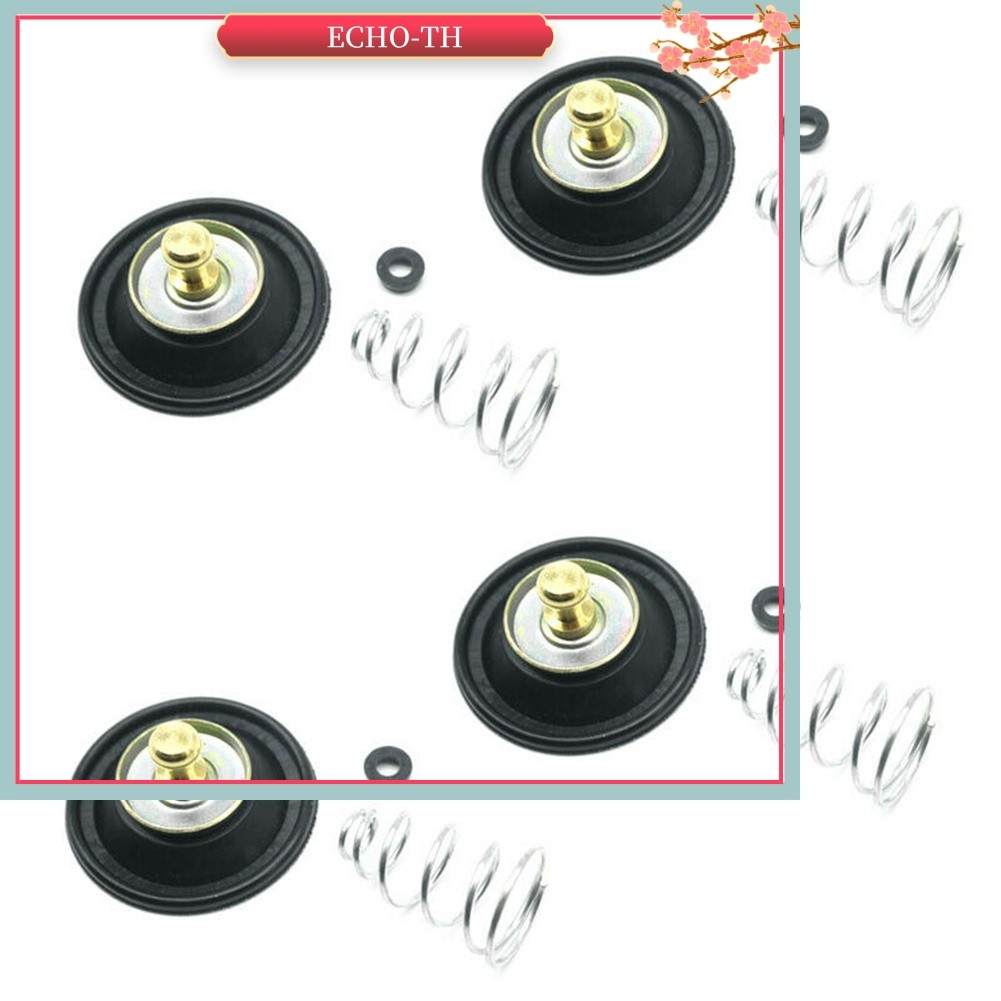 <ECHO>4x สําหรับ Honda CB400T GL500 GL1100 คาร์บูเรเตอร์ Air - Off วาล์วไดอะแฟรมฤดูใบไม้ผลิ