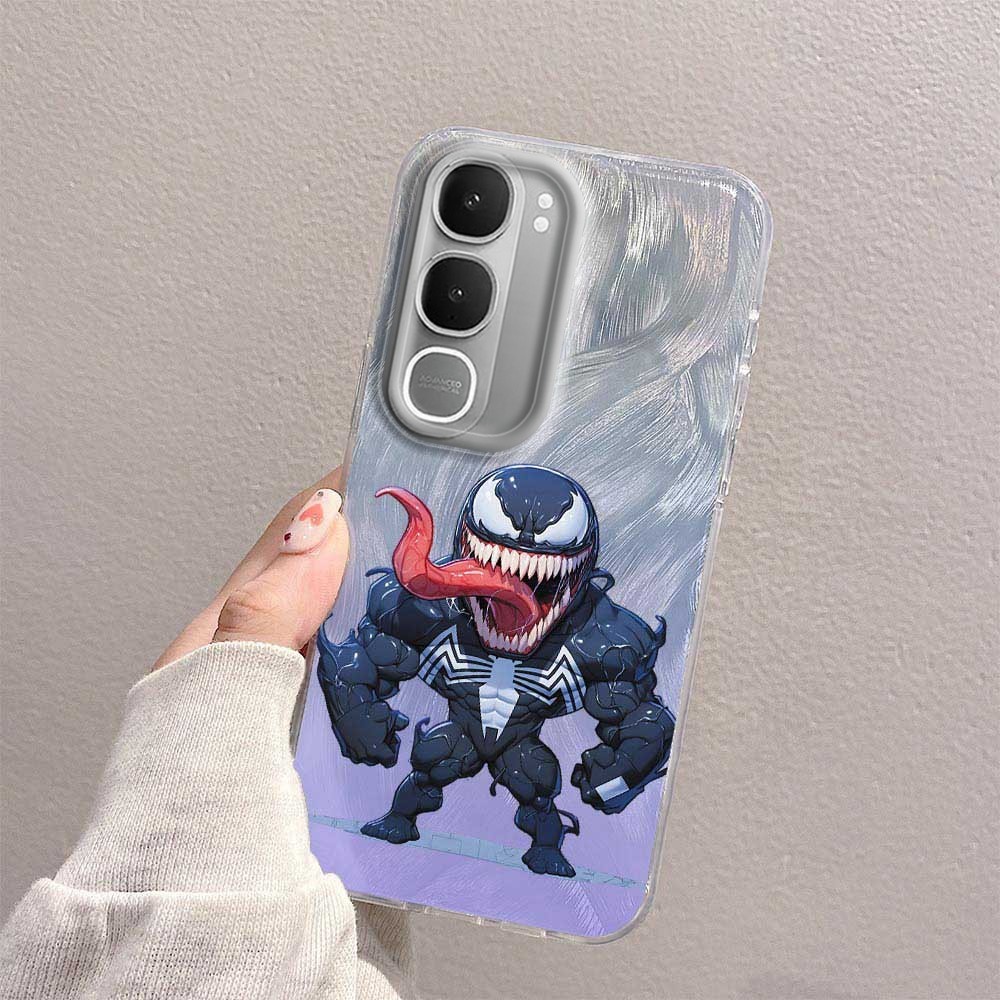 สําหรับ Vivo Y21D Y31 5G Y31D Y400 Pro 5G น่ารัก Venom ปลอกหรูหราไล่โทนสีซิลิโคนอ่อนนุ่มขอบเคสโทรศัพ