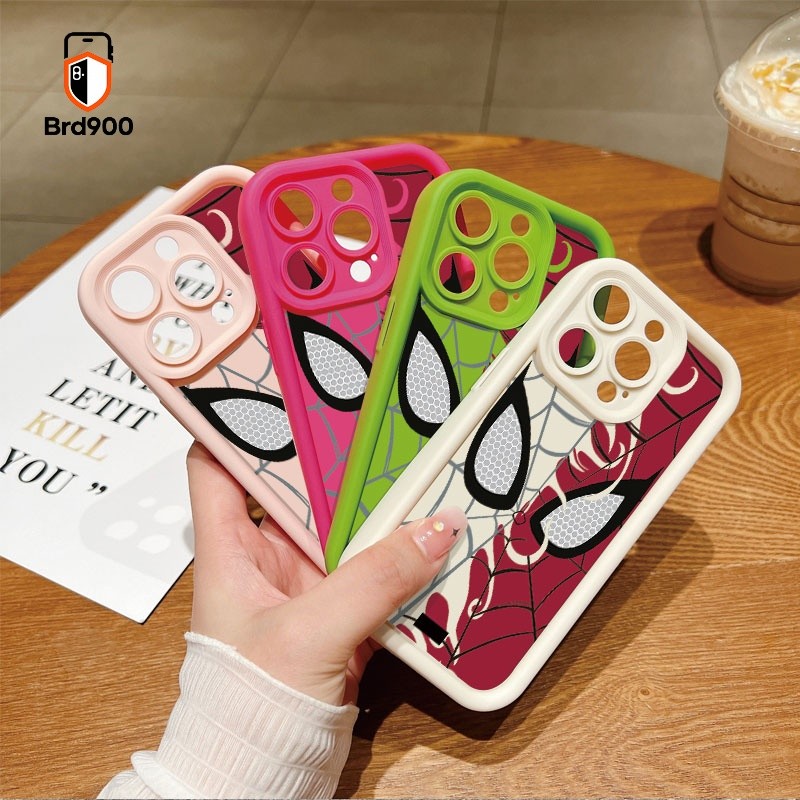 Cool Superhero Mask Web Hero Masked Eyes เคสโทรศัพท์สําหรับ infinix Hot 10Lite 9 10 11 Play Hot 30 4