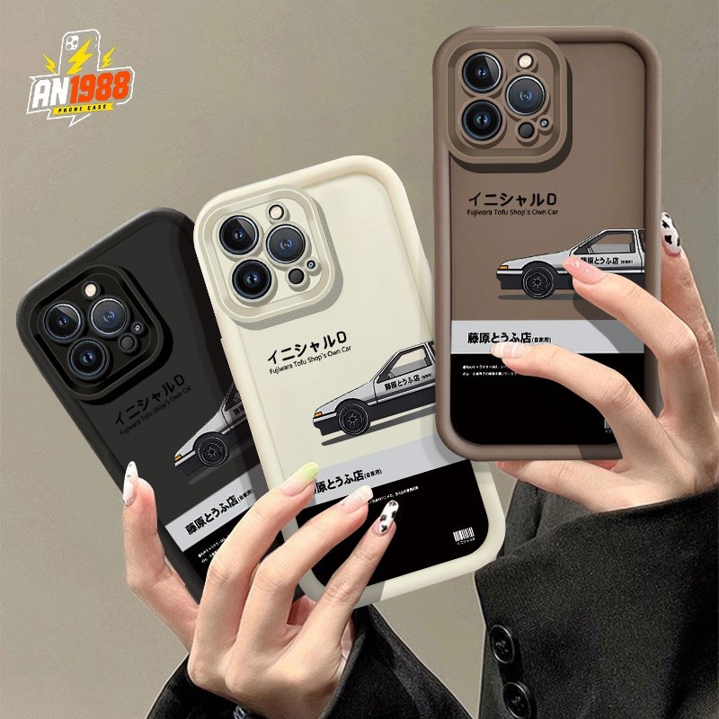Initial D AE86 อะนิเมะเต้าหู้รถแข่งเคสโทรศัพท์สําหรับ OPPO Reno 5 Lite 2f 2z 5f OPPO F9 F5 F7 OPPO A