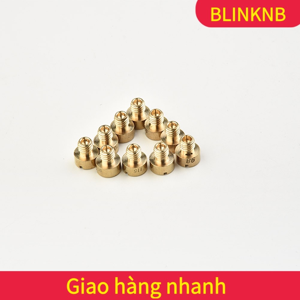 [BLINKNB]10 ชิ้น/เซ็ตเจ็ทหลักสําหรับ Mikuni คาร์บูเรเตอร์ VM22 VM24 VM26 125cc 150cc 200cc 250cc