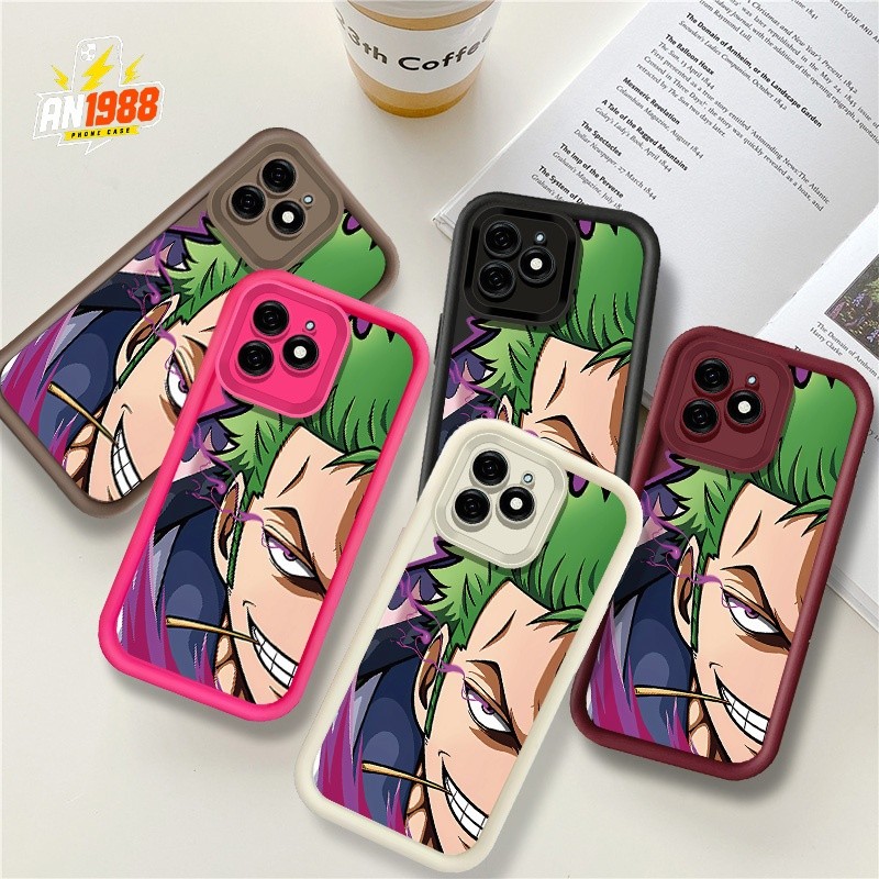 Cool Green Hair Swordsman Anime Hero เคสโทรศัพท์สําหรับ infinix Spark Go 2023 2024 Go 1 Spark 20 Pro