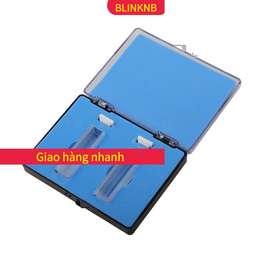 [BLINKNB]Pack of 2 Optical Path10mm Quartz Cuvette เหมาะสําหรับ 751/722 Spectrophotometer