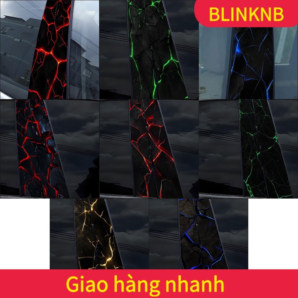 [BLINKNB]เทคโนโลยีสามมิติ 3 มิติแตกรถ B-Pillar tรูปลอกกันน้ํา Diy ประตูรถ
