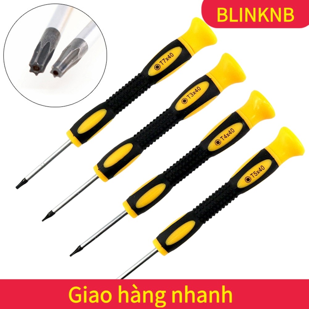 [BLINKNB]T3 T4 T5H T7H ไขควง Torx หกเหลี่ยมพร้อมเครื่องมือถอดไขควงรู
