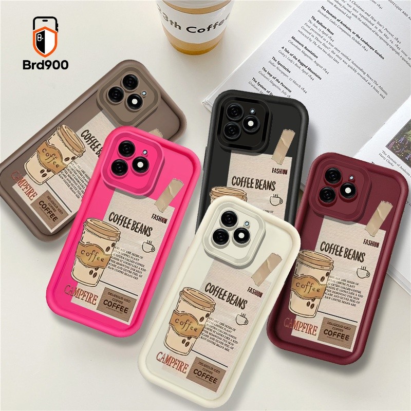 เมล็ดกาแฟ Cafe สําหรับ Redmi หมายเหตุ 11s 11 10s 10 9 Redmi A3 13C A3X 10x 12 12C 10C A1 Plus Poco C