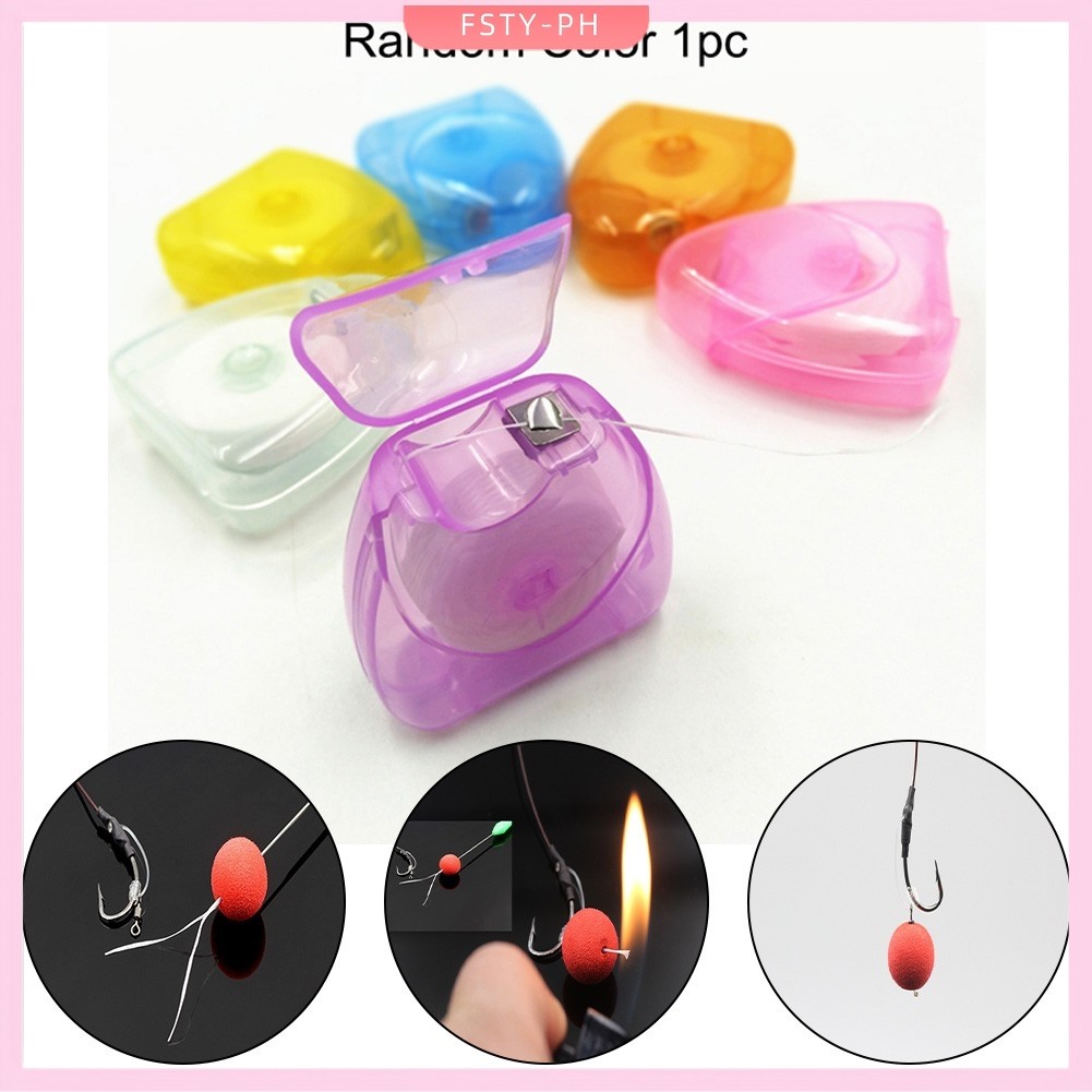 Hot Seller50m ปลาคาร์พเหยื่อตกปลาไหมขัดฟัน Pop-Ups Boilie Holder Line Chod Hair Ronnie Rig เครื่องมื