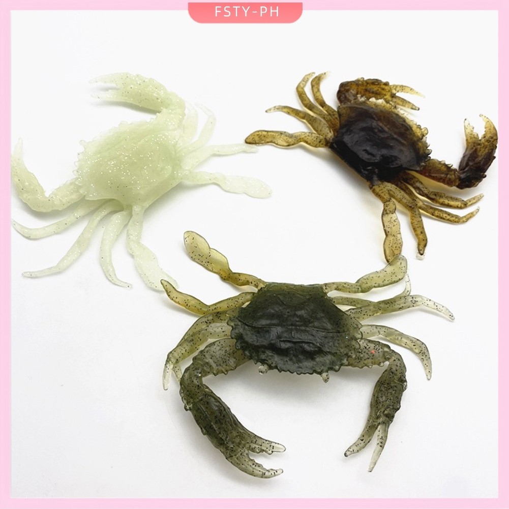 Hot Seller125mm 3D Crab Soft Lure อุปกรณ์ตกปลาทะเล Crab เหยื่อกับดัก