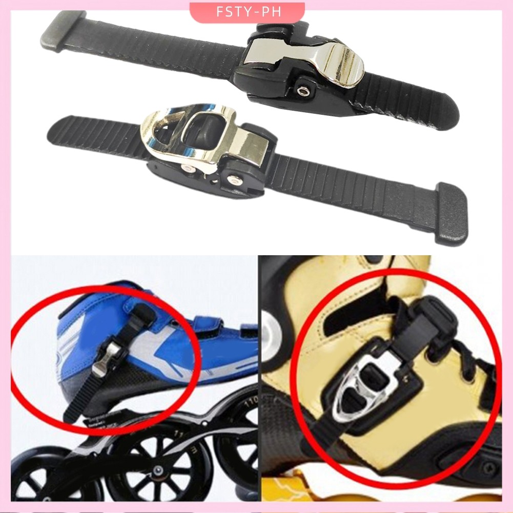 Hot Seller2pcs Inline Skate Buckles Speed Skates BuckleInline Skate Strap 150 ซม.
