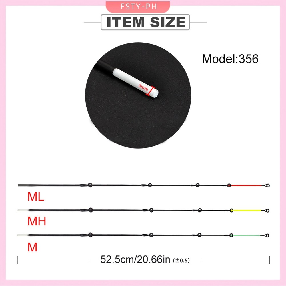 Hot SellerFiber Glass Top Tip M/L/H 50-120g Feeder ปลาคาร์พ rod Top Tip อุปกรณ์ตกปลา