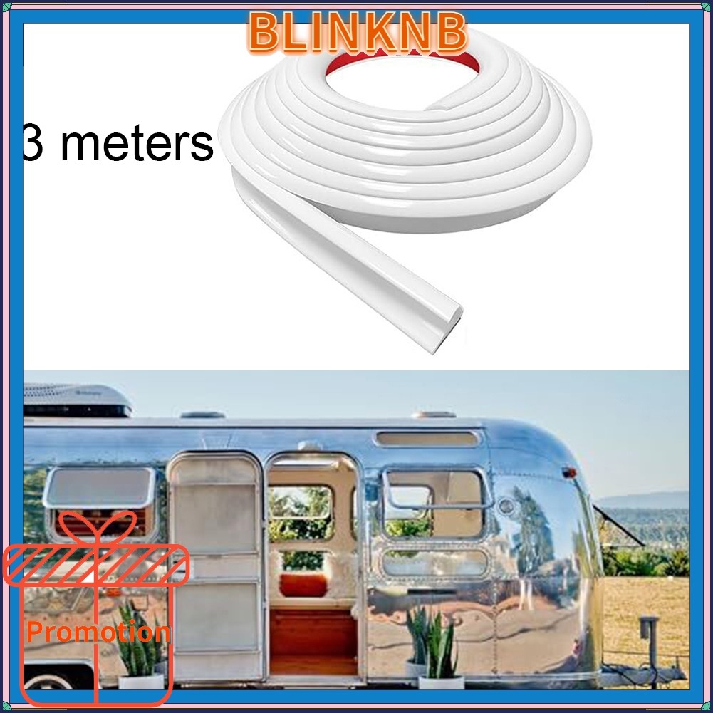 BLINKNBRV Rain Gutter 1/2 "ความสูงรางหยด PVC Rain Strip หลังคา J Shape Rain Gutter