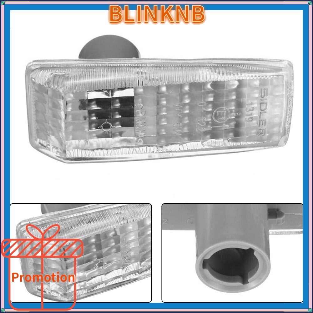 BLINKNBรถไฟเลี้ยวด้านข้างโคมไฟเลนส์ไฟเลี้ยวสําหรับBenz W124 R129 W140 W202 W201