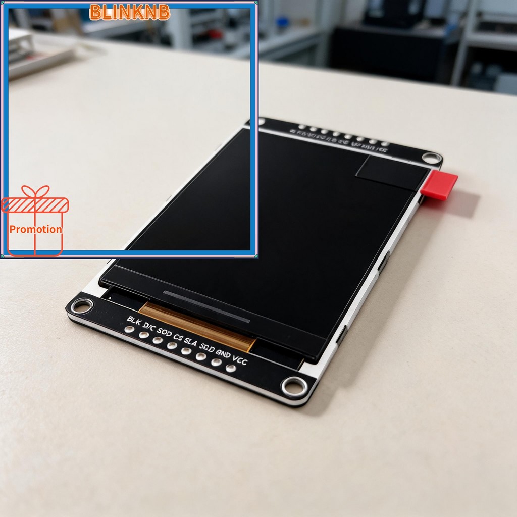 BLINKNB หน้าจอ TFT LCD ขนาด 2.4/2.8 นิ้วสําหรับโมดูลไดรเวอร์ ILI9341 พร้อมห้องสมุดตัวละคร