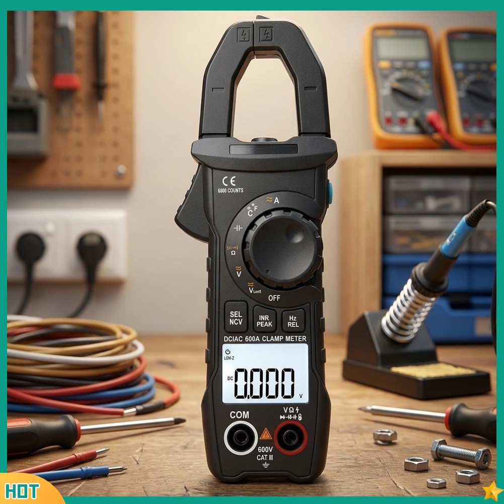 (new94) สําหรับ ZT-QS9 True สําหรับ RMS แคลมป์มิเตอร์: 600A สําหรับการตรวจจับ ACDC NCV และช่วงอัตโนม