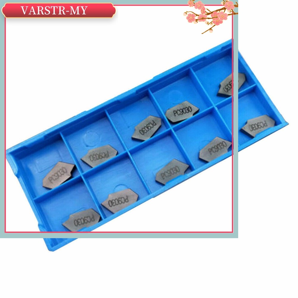 <VARSTR>10 ชิ้น SP300 PC9030 ZQMX3N เซาะร่อง-ปิดแทรกคาร์ไบด์แทรก 3 มิลลิเมตรความกว้างกรณี