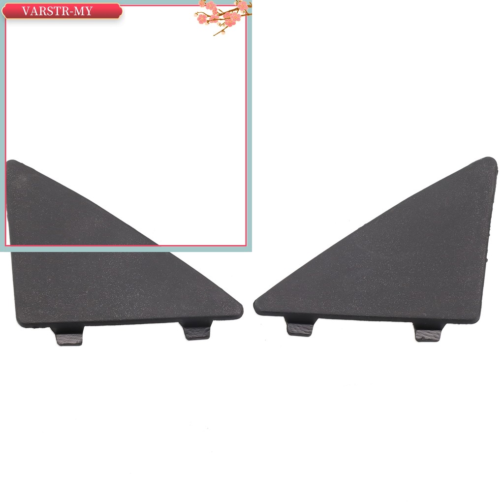 <VARSTR>2x สําหรับ Mazda 3 2014-2016 กันชนหน้ากระจังหน้ากระจังหน้าล่างสามเหลี่ยม Tow Hook Cap Cover