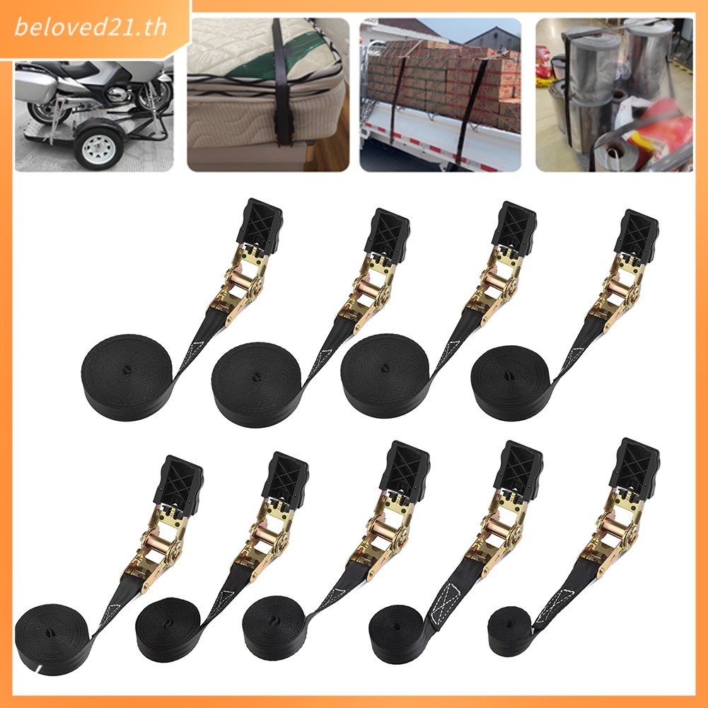[ลดล้างสต็อก]-9Meters Ratchet Tensioner Loop Lashing Straps Heavy Duty Ratchet Webbing Cargo