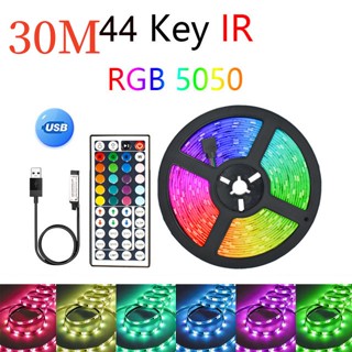 สายไฟ LED 44 คีย์ 5050 2835 USB 5V RGB เปลี่ยนสีได้ สําหรับตกแต่งบ้าน ห้องครัว ทีวี