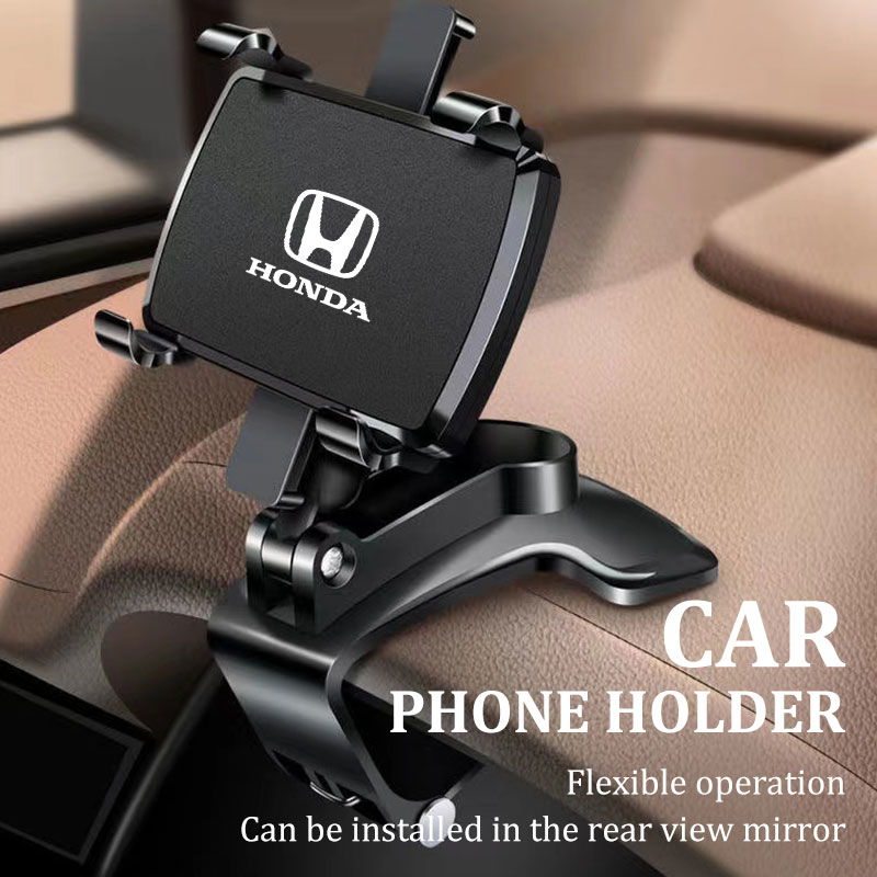 ขาตั้งโทรศัพท์มือถือ แบบพิเศษ สําหรับ Honda City Jazz Civic Crv Xrv Camry Accord 360 ° แดชบอร์ดกระจกมองหลัง ช่องระบายอากาศ อเนกประสงค์ ตัวยึดโทรศัพท์มือถือ อะไหล่รถยนต์