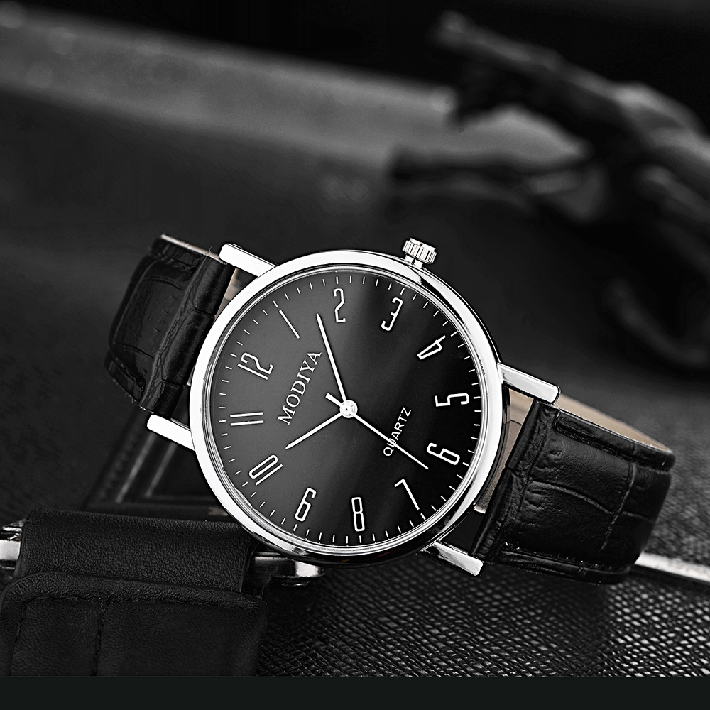 Disc Mens Quartz Watch, Slim Business Casual Stainless Steel Strap for Everyday Versatruility YL026 ราคา ถูกที่สุด ดีลบีเคเค แกลเลอรีภาพที่ 7