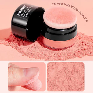 บลัชออนเห็ดพร้อมกระจกและพัฟ Silky Texture Blush Powder Contour & Highlight Face Long Lasting