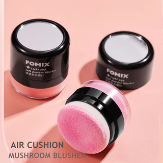 บลัชออนเห็ดพร้อมกระจกและพัฟ Silky Texture Blush Powder Contour & Highlight Face Long Lasting