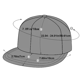 Flat-Brim Hip-Hop หมวกแบนสําหรับผู้ชายปักตัวอักษร Streetwear หมวกปรับได้สําหรับสไตล์เมือง