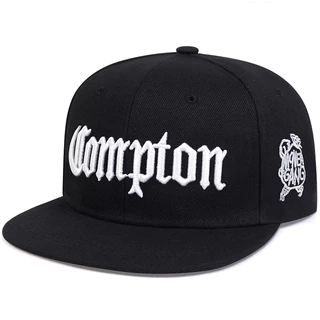 Flat-Brim Hip-Hop หมวกแบนสําหรับผู้ชายปักตัวอักษร Streetwear หมวกปรับได้สําหรับสไตล์เมือง