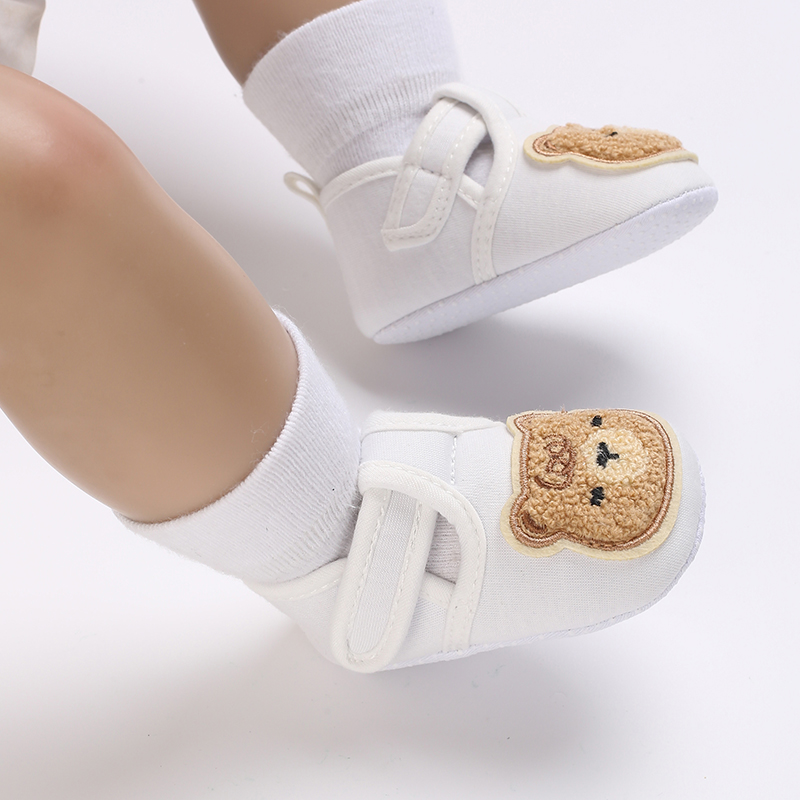 รองเท้าเด็ก 0-18 เดือน รองเท้าเด็ก ตุ๊กตาหมี กระต่ายน่ารัก และพื้นยางกันลื่น