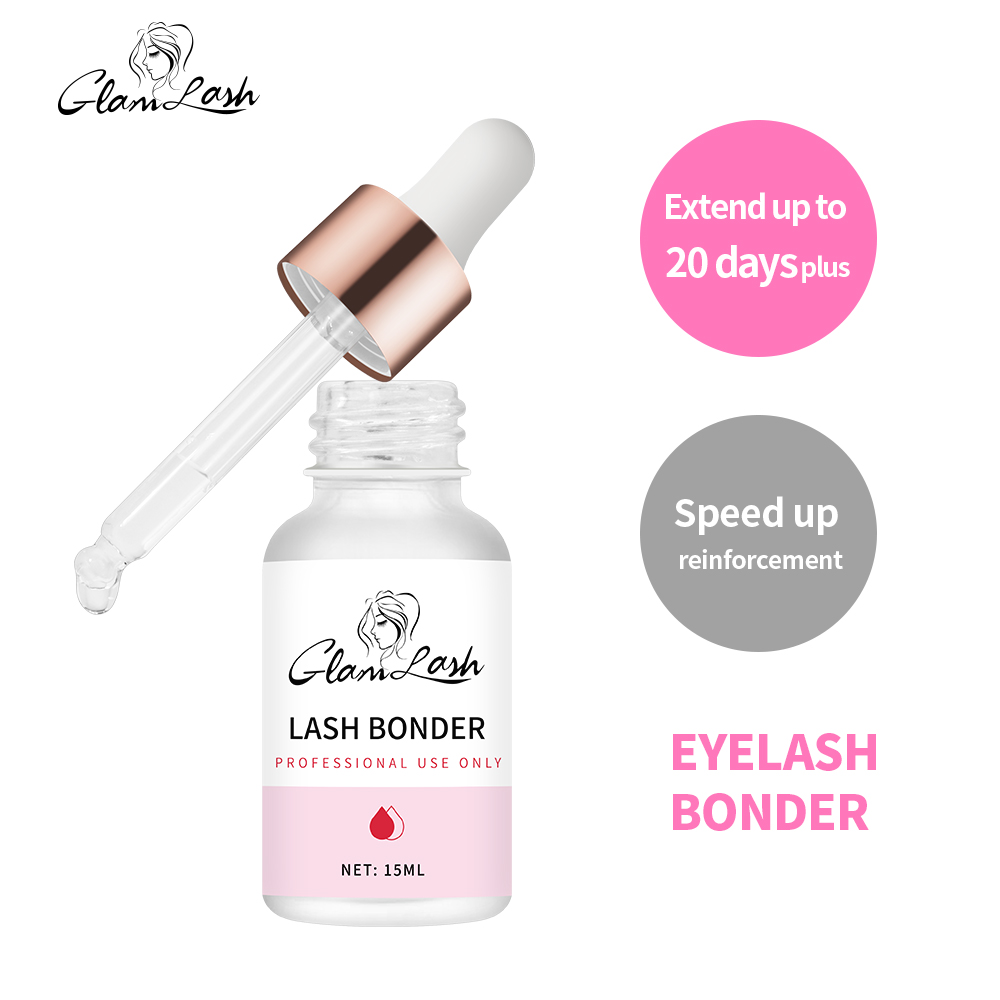 Glamlash กาวติดขนตาปลอม แบบแห้งเร็ว ติดทนนาน ขนาด 10 มล. 15 มล.