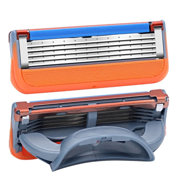 ใบมีดโกนผู้ชายเข้ากันได้กับ ฟิวชั่น 5 & ไกลด์ - ตลับหมึกรีฟิล 5 ชั้นสําหรับเครื่องโกนหนวดแบบแมนนวล​​ - รูปที่ 2