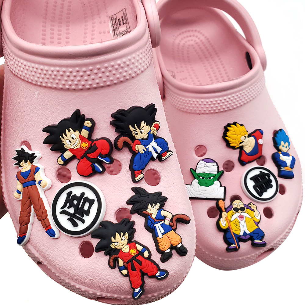 ตัวติดรองเท้า PVC ลายการ์ตูนอนิเมะตลก DIY อุปกรณ์เสริม สําหรับตกแต่งรองเท้า Croc รองเท้าแตะ