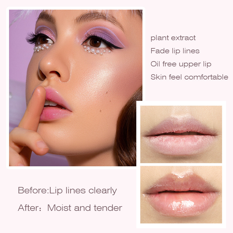 KISS BEAUTY Gentle Plumping Lip Oil สําหรับริมฝีปากที่บอบบาง Fuller Hydrating Non-Greasy Daily Lip Care - รูปที่ 2