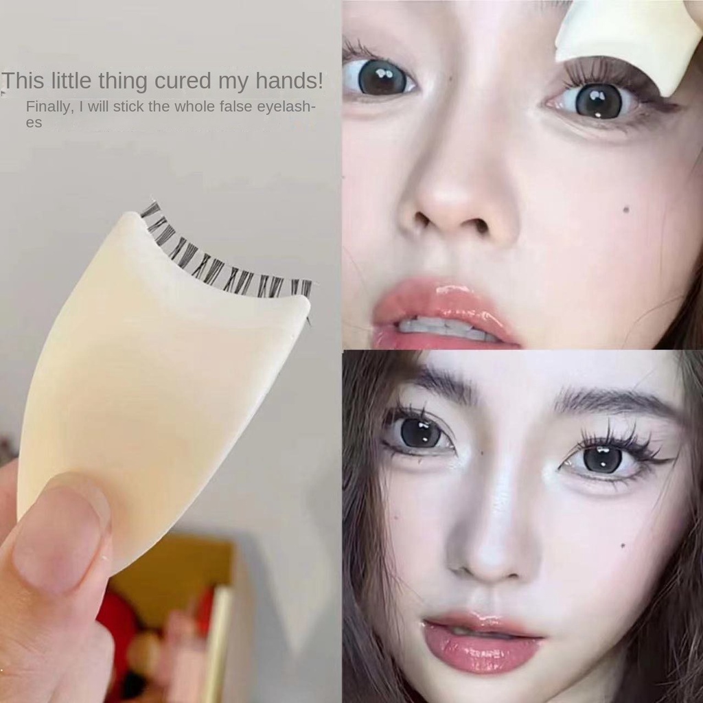 แหนบขนตาปลอมเครื่องมือเครื่องมือแต่งหน้าพลาสติกดัดขนตาเท็จดัดขนตาขนตาเสริมกระเป๋า