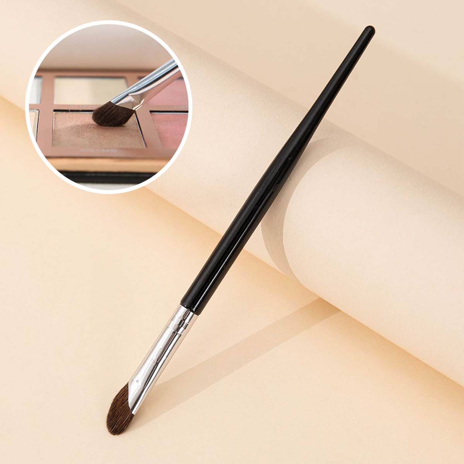 Scythe Nose Shadow Brush เครื่องมือความงาม Scythe Beveled Highlighting Contouring Smudge แปรงแต่งหน้า