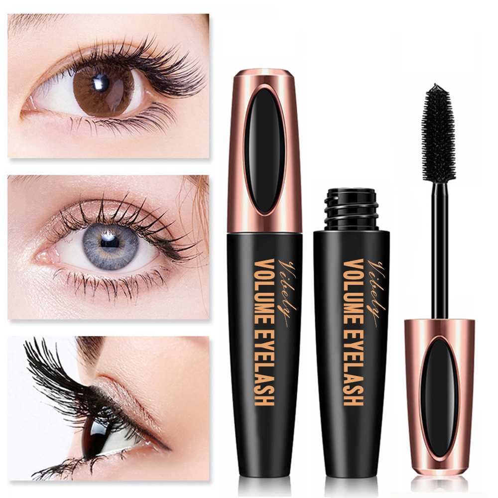 ซื้อ 4d Volumizing Thick Curling Mascara สีดํากันน ้ ํา Non-Smudge Long Mascara