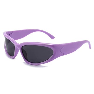 Y2K แว่นกันแดดปั่นจักรยาน Unisex UV400 กรอบน้ําหนักเบาอินเทรนด์สําหรับปาร์ตี้สวมใส่ทุกวัน
