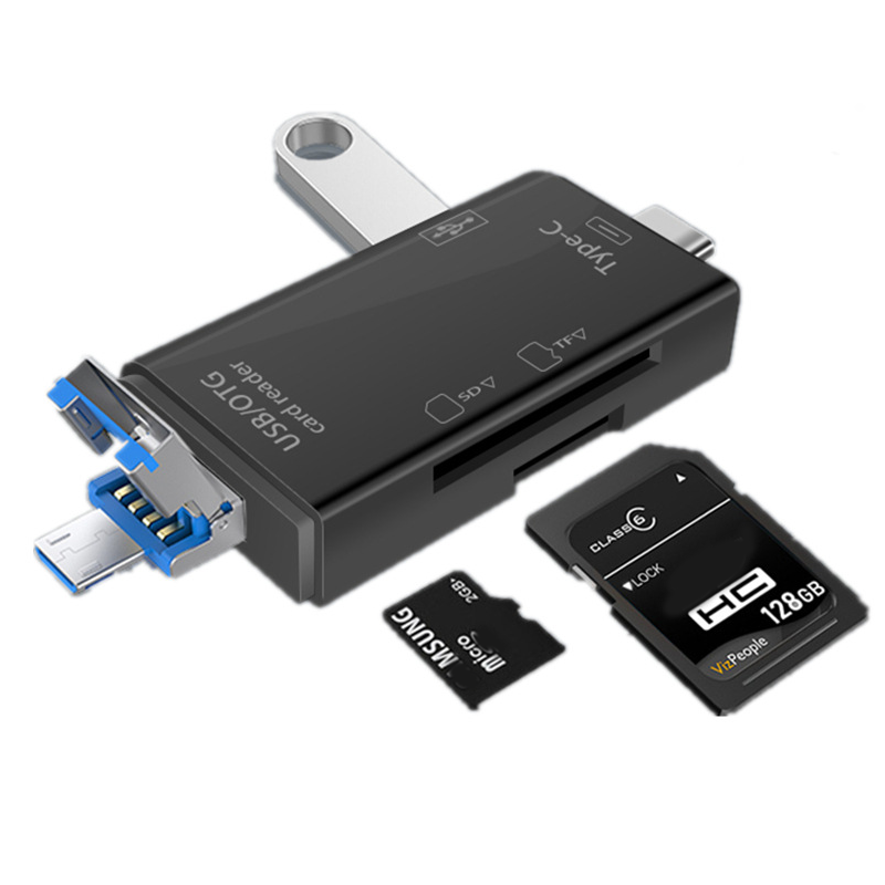 อะแดปเตอร์การ์ดรีดเดอร์ Usb SD Micro SD SDHC SDXC MMC สําหรับ MacBook Windows Samsung Android