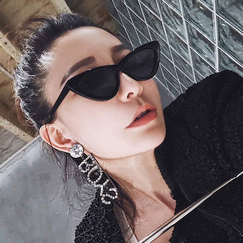 Y2k Cat Eye Shades – แว่นกันแดดผู้หญิง Retro UV400 ขนาดเล็ก