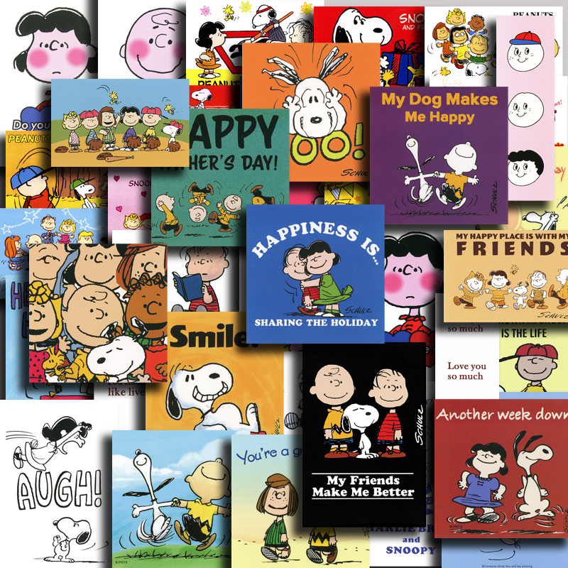 สติกเกอร์ ลายสนูปปี้น่ารัก สําหรับตกแต่งสมุดภาพ คอมพิวเตอร์ Diy จํานวน 44 ชิ้น