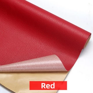 หนังซ่อม Patch 2pcs 30x20 ซม.Self-Adhesive กันน้ํา Fix สําหรับโซฟาเฟอร์นิเจอร์สีดําสีขาวสีชมพูสีฟ้า Multi-สีปีใหม่ Home Refresh 2026